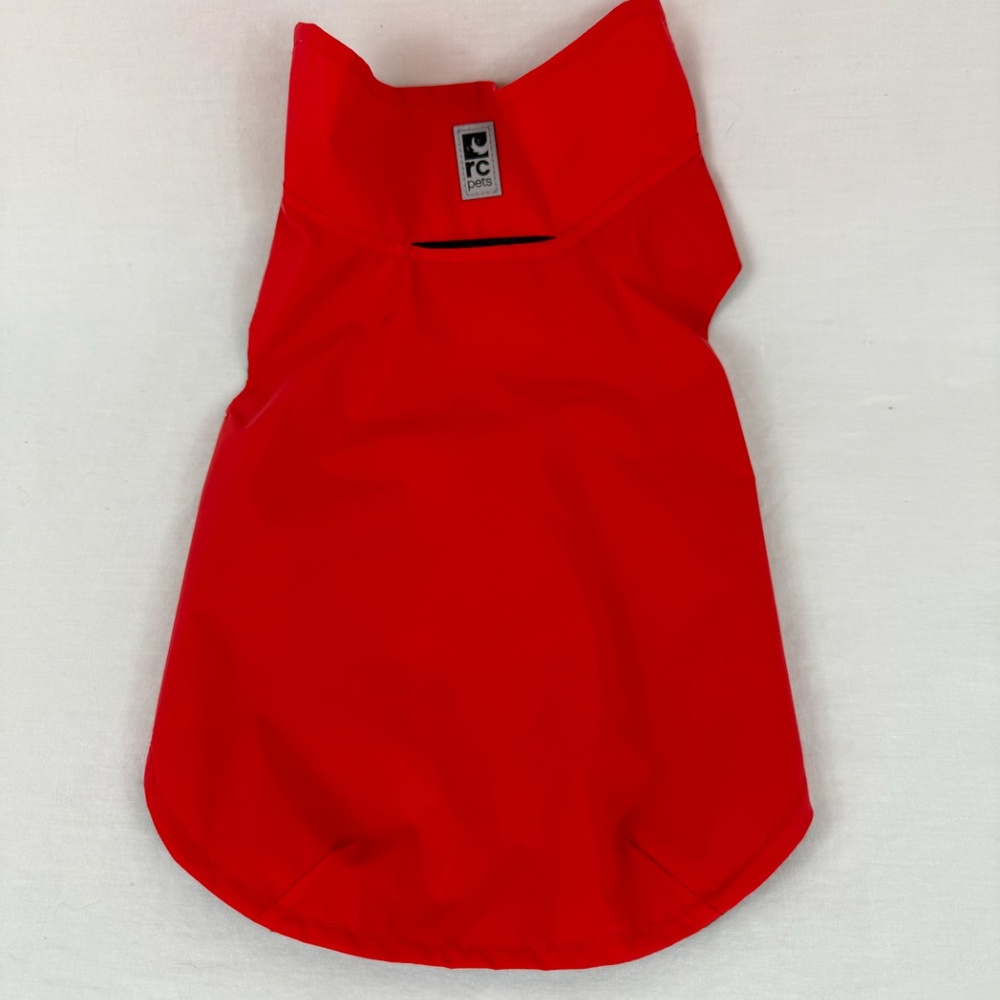 RC Pets Size X-Small Waterproof Red and Grey Dog Jacket Adjustable Velcro